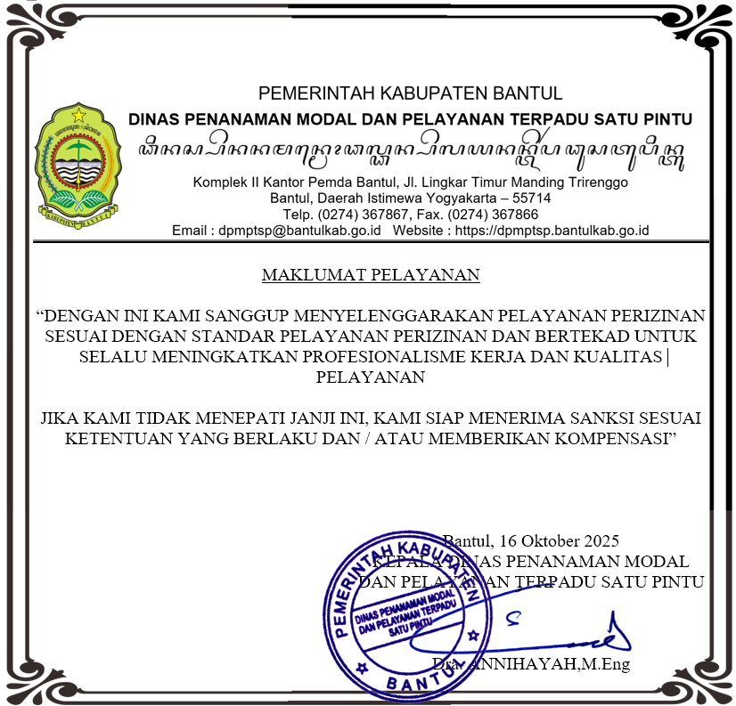 Maklumat Pelayanan